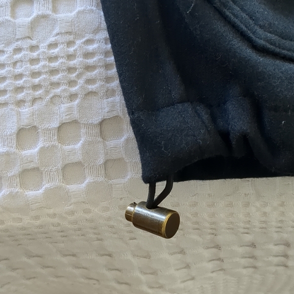 Vintage Filson Mackinaw Jacket Coat Black Large Full Zip Snap - Picture 10 of 11